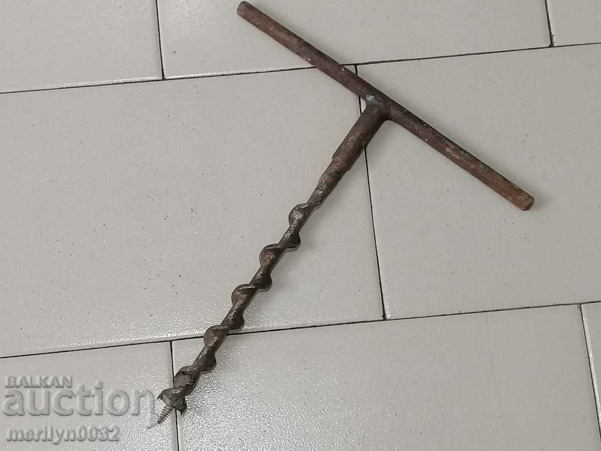 Vechi instrument de prelucrare a lemnului cooper's strung matcap burghiu cu preț 44.00 BGN | € 22.50 Vechi instrument de prelucrare a lemnului cooper's strung matcap burghiu cu preț 44.00 BGN | € 22.50