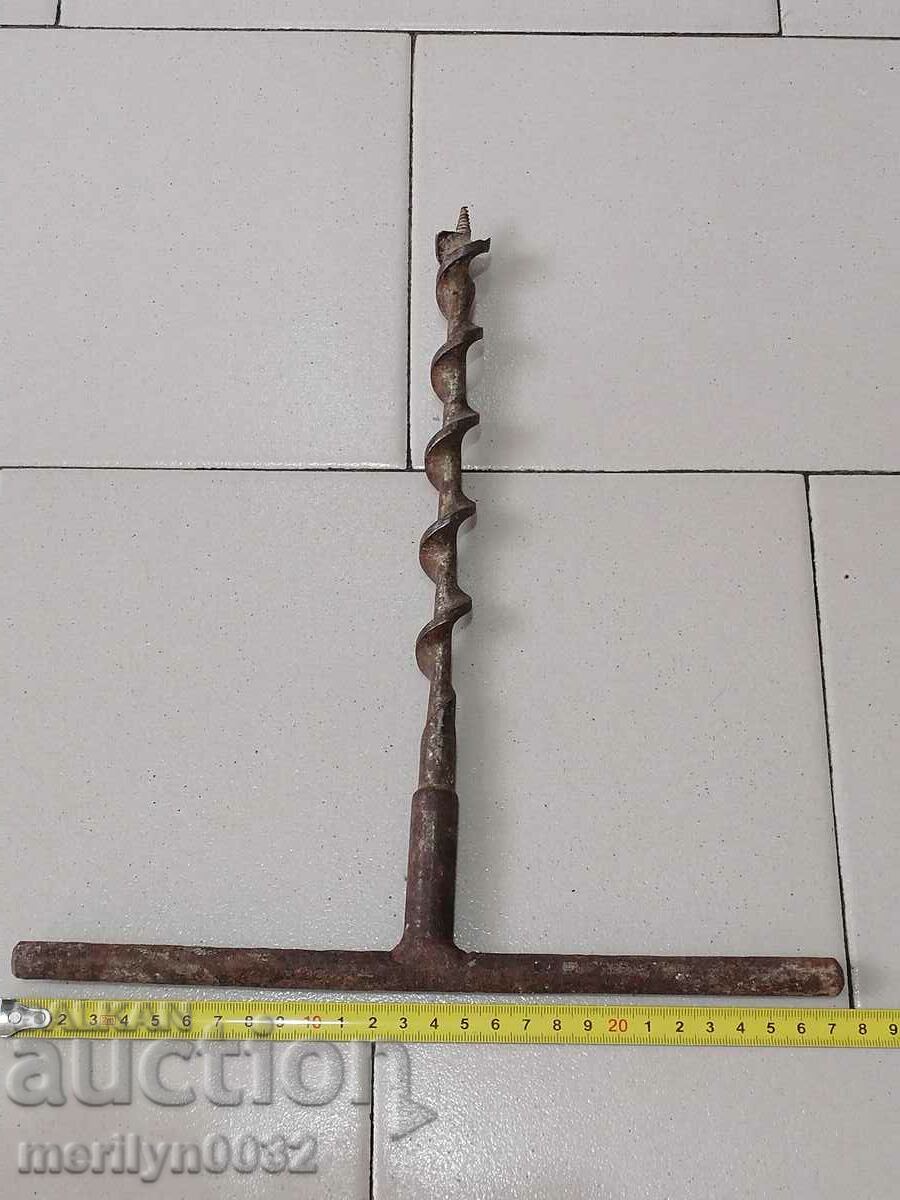 Vechi instrument de prelucrare a lemnului cooper's strung matcap burghiu - 5 Vechi instrument de prelucrare a lemnului cooper's strung matcap burghiu - 5