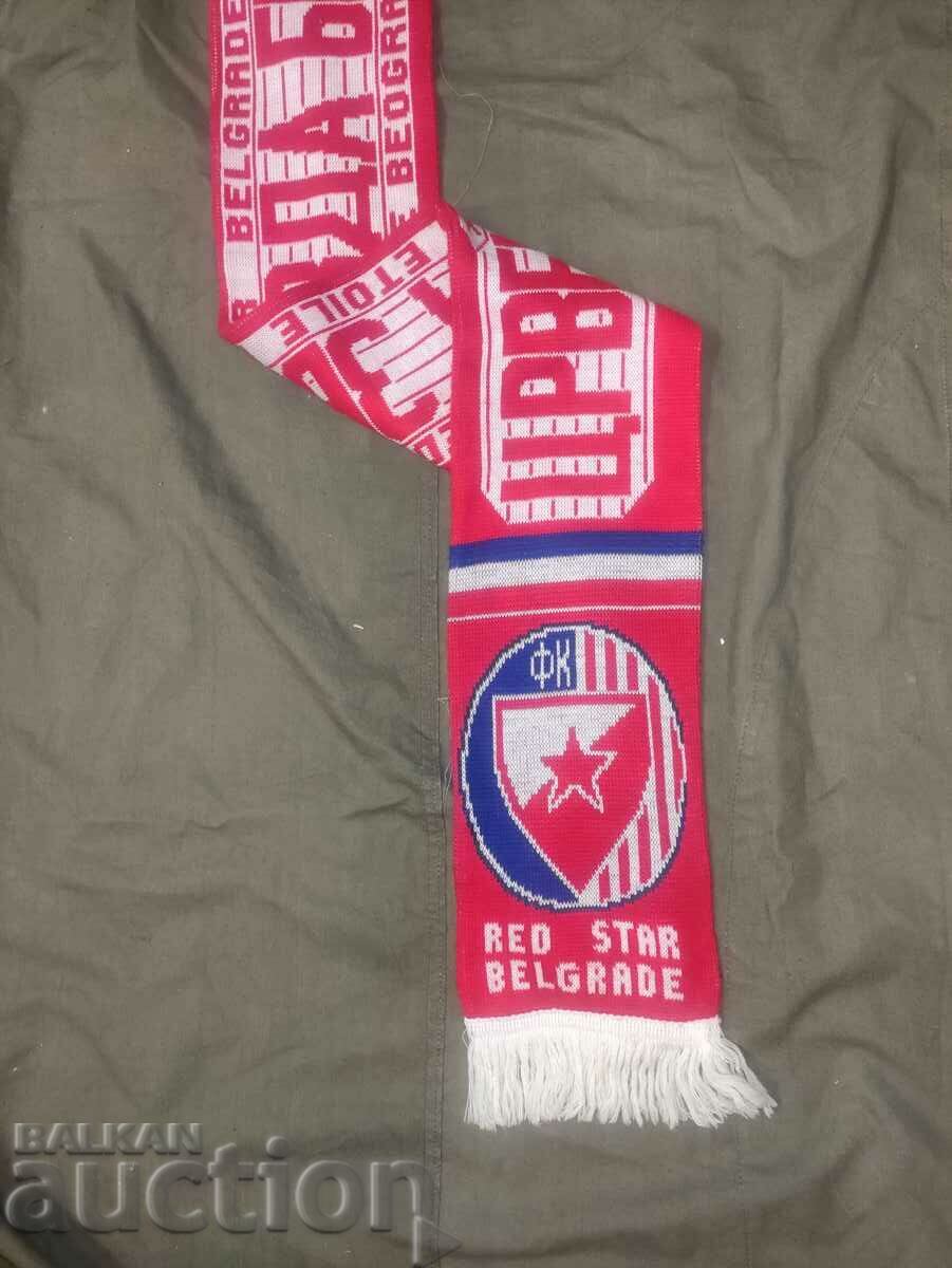 Football scarf Red Star Belgrade with price 40.00 BGN | € 20.45 Football scarf Red Star Belgrade with price 40.00 BGN | € 20.45