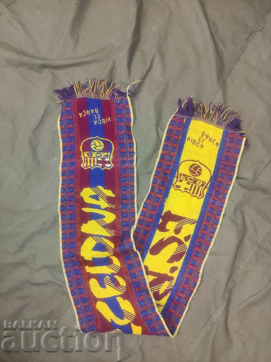 Auction Barcelona football scarf Auction Barcelona football scarf