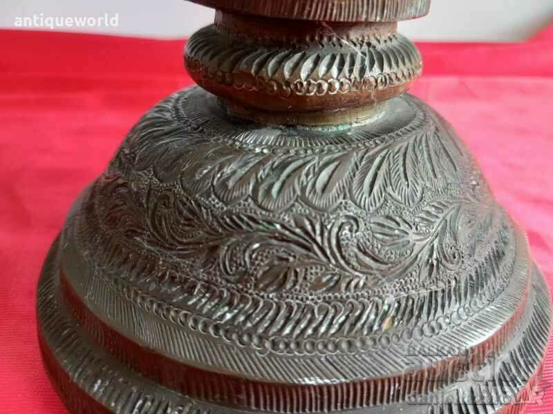18-19th Century Antique Bronze PERSIAN Vase QAJAR Period. - 6
