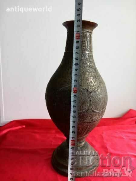 18-19th Century Antique Bronze PERSIAN Vase QAJAR Period. - 7