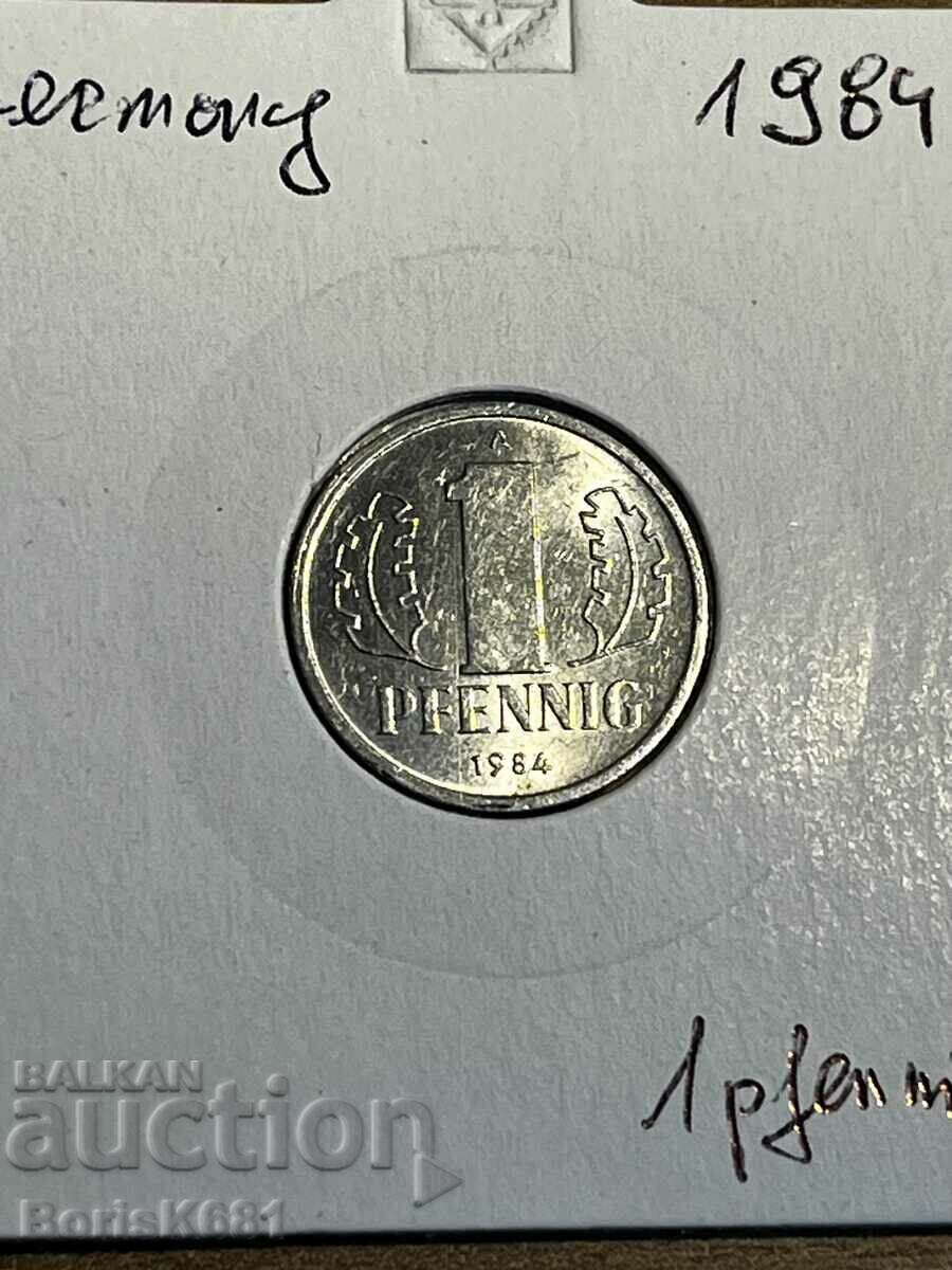 1 pfennig 1984 Γερμανία