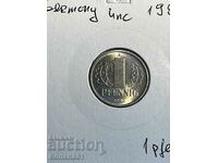 1 pfennig 1980 Γερμανία