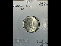 1 pfennig 1978 Γερμανία