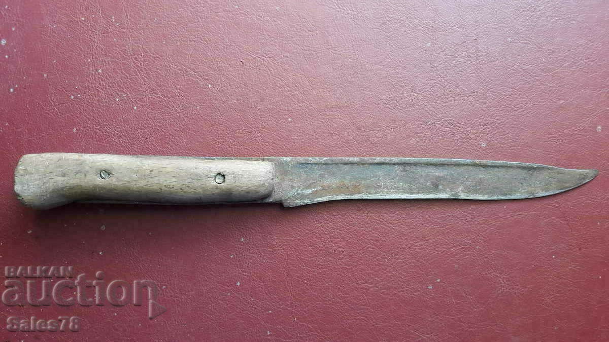 Παλιό σφυρήλατο μαχαίρι karakulak 30 cm.