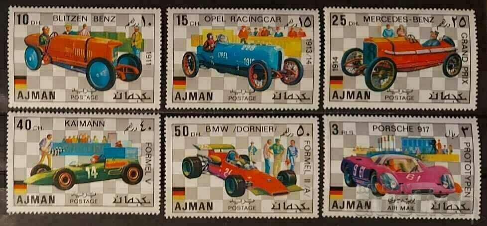 Ajman 1971 Αυτοκίνητα/Σημαίες MNH