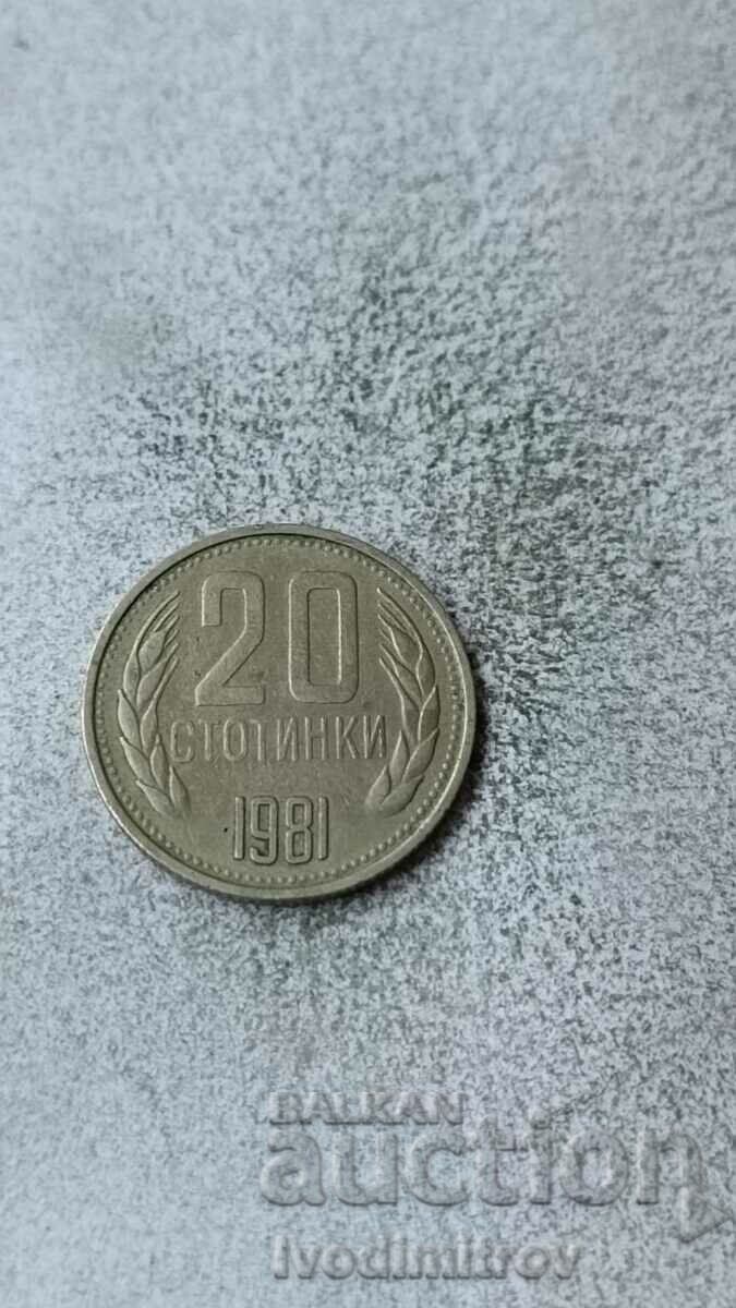 20 cents 1981