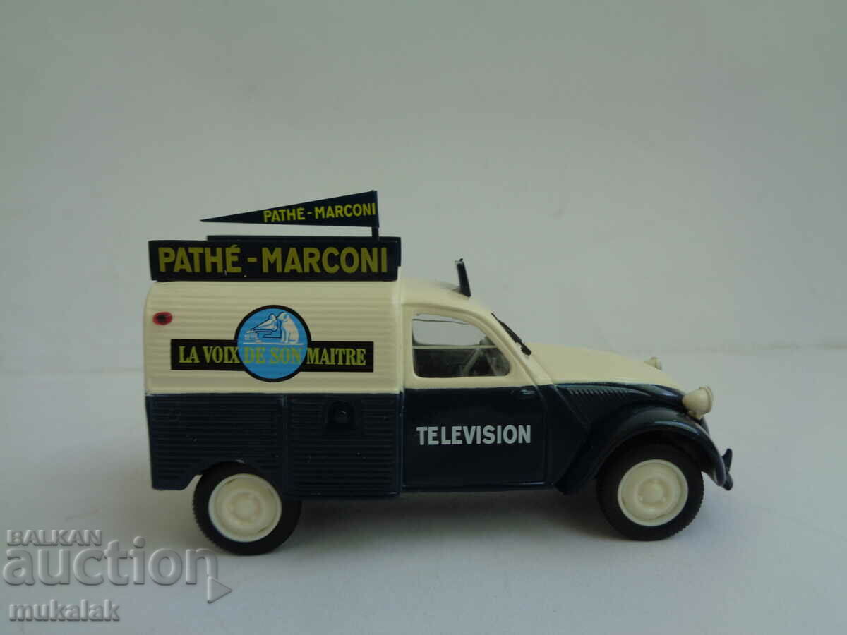 1:43 NOREV CITROEN 2 CV AZU PICKUP TOY TROLLEY MODEL - 6