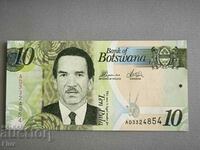 Bancnota - Botswana - 10 pula UNC | 2014