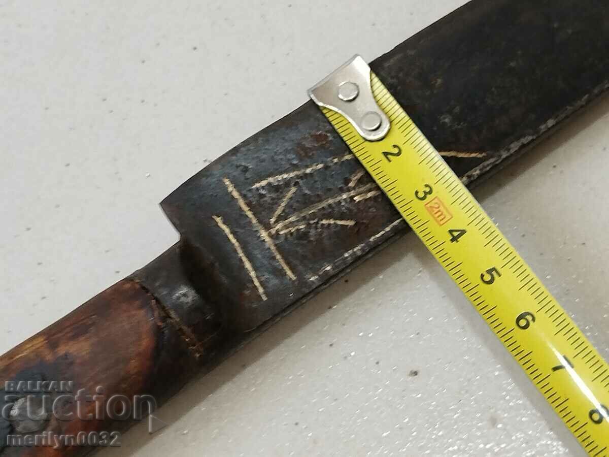 Auction Old shepherd's knife without kanya and inlays karakulak blade Auction Old shepherd's knife without kanya and inlays karakulak blade