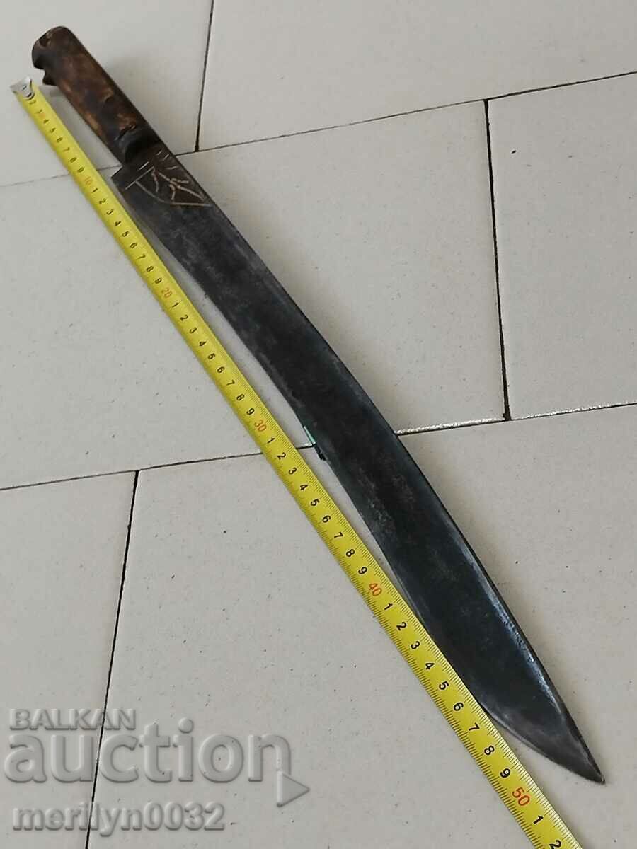 Delivery of Old shepherd's knife without kanya and inlays karakulak blade Delivery of Old shepherd's knife without kanya and inlays karakulak blade