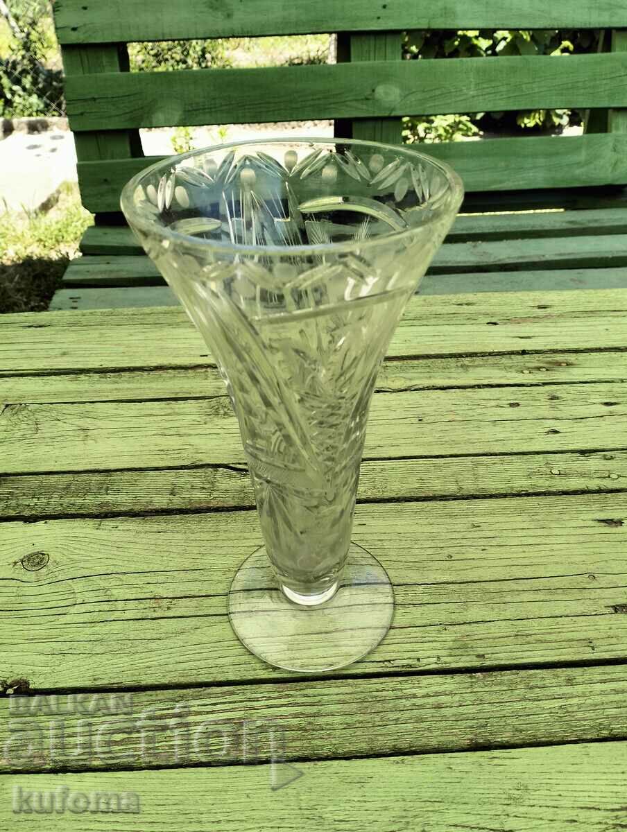 Vaza de cristal
