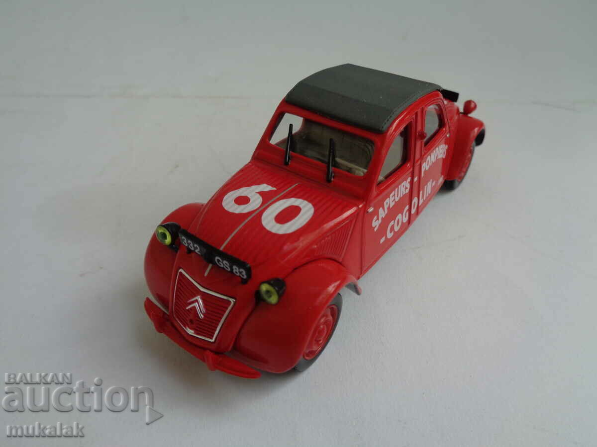 Delivery of 1:43 NOREV CITROEN 2 CV COGOLIN FIRE TRUCK MODEL