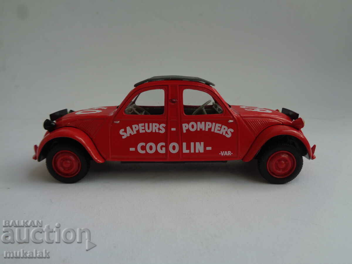 1:43 NOREV CITROEN 2 CV COGOLIN FIRE TRUCK MODEL - 6