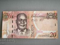 Bancnota - Botswana - 20 pula UNC | 2009