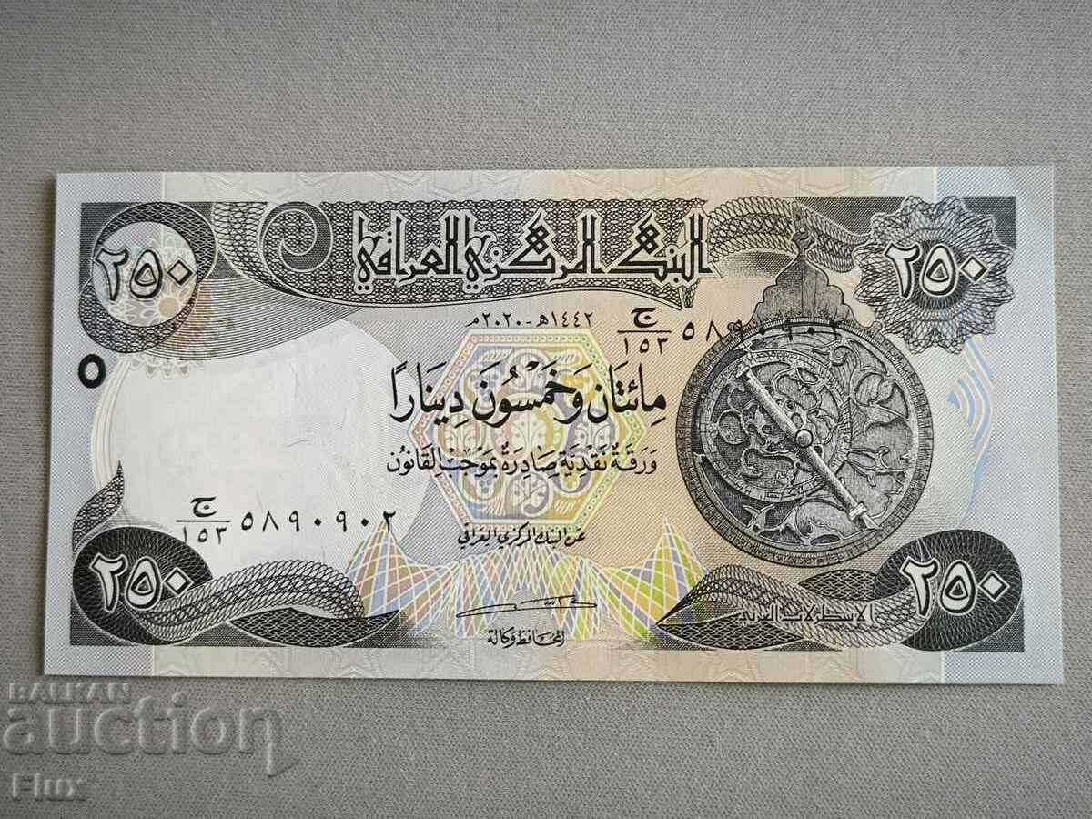 Bancnota - Irak - 250 dinari UNC | 2003
