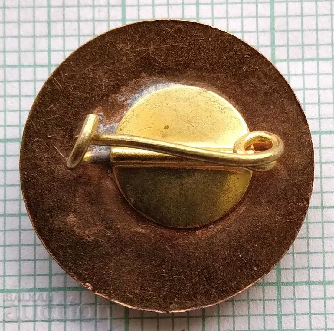 Auction 15977 Badge - Georgi Dimitrov - bronze enamel Auction 15977 Badge - Georgi Dimitrov - bronze enamel