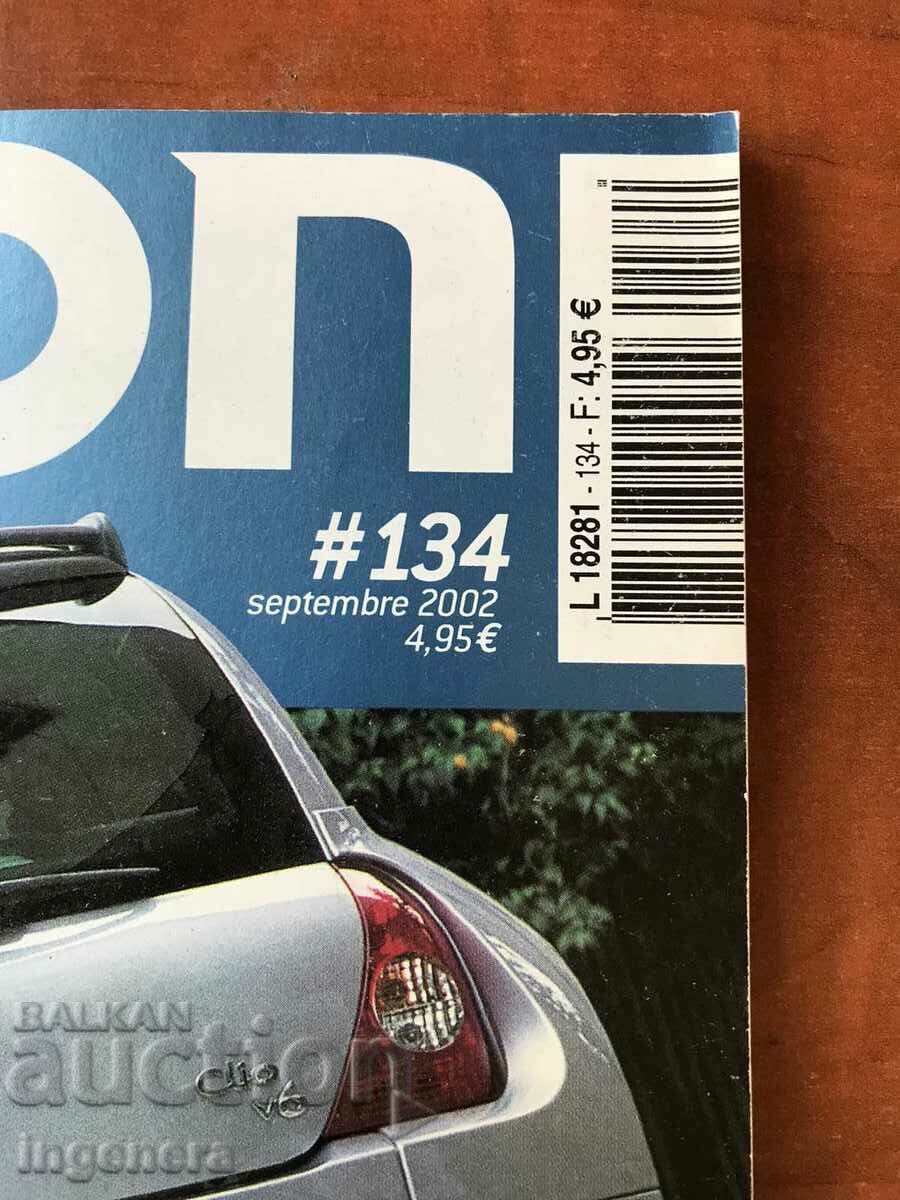 Auction  "OPTION AUTO" MAGAZINE - SEPTEMBER 2002