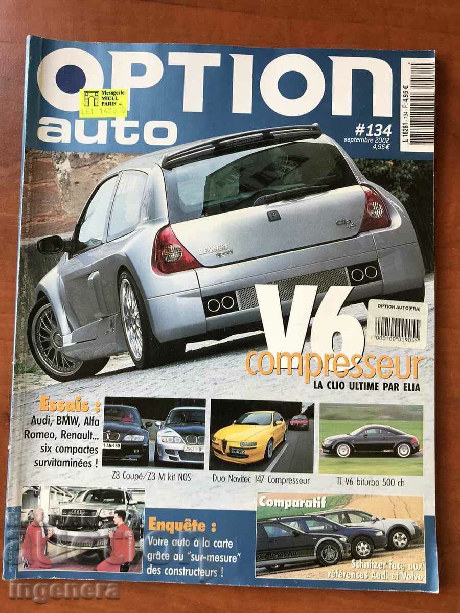 "OPTION AUTO" MAGAZINE - SEPTEMBER 2002