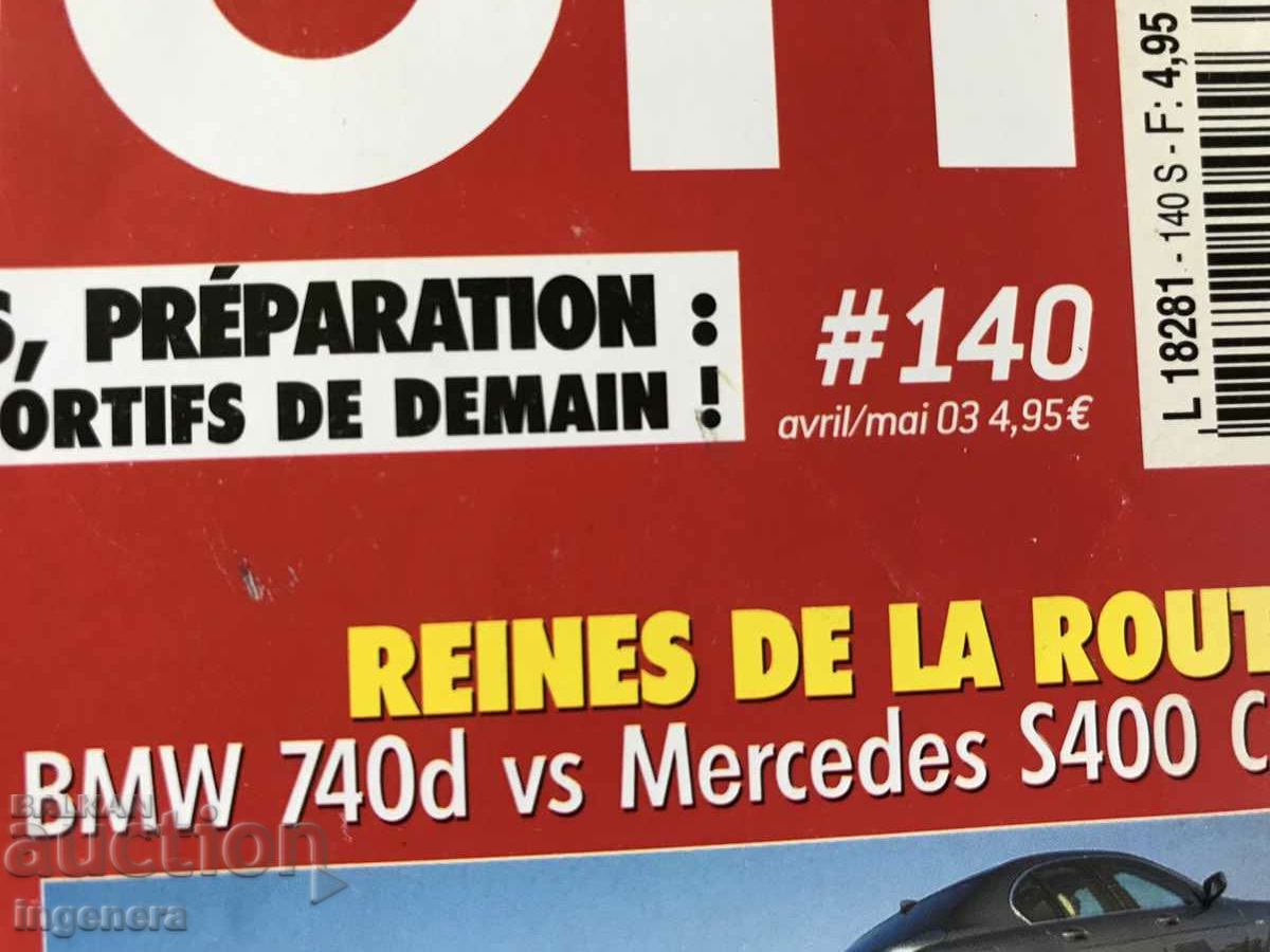 Auction "OPTION AUTO" MAGAZINE - APRIL/MAY 2003. Auction "OPTION AUTO" MAGAZINE - APRIL/MAY 2003.