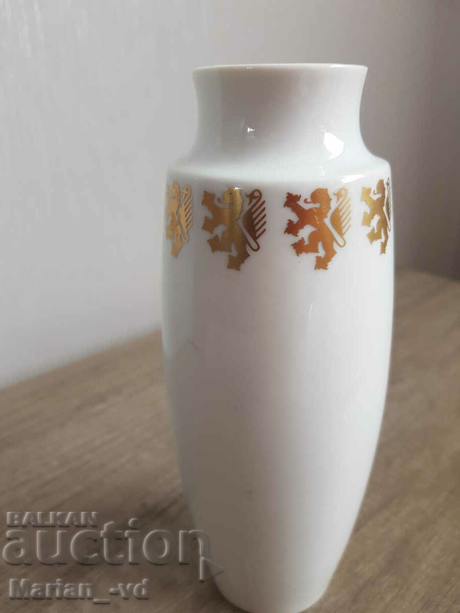Auction Old Furstenberg porcelain vase Auction Old Furstenberg porcelain vase