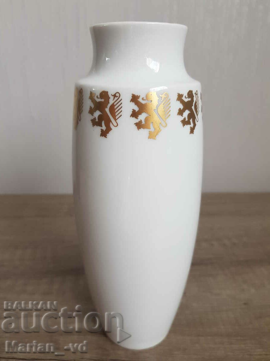 Old Furstenberg porcelain vase