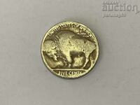 САЩ 5 цента 1913 - 1938 година