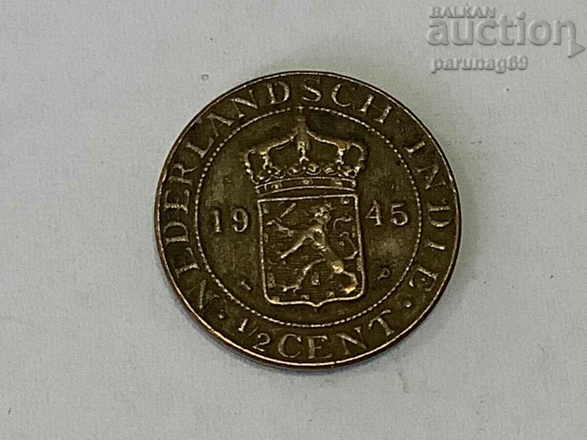 Indiile de Est Olandeze 1/2 cent 1945