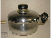 Pot 17 cm stainless Happy Baron with 1 handle, preserved