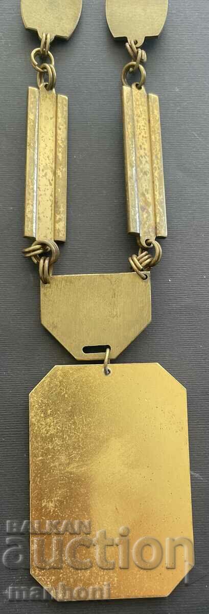 Delivery of 5669 Bulgaria award necklace City of Sofia enamel around 2000 Delivery of 5669 Bulgaria award necklace City of Sofia enamel around 2000