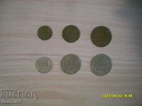 COIN SET 1 2 5 10 20 50 CENTS 1989