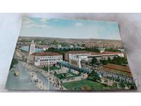 Пощенска картичка Пловдив Изглед от Панаилния град 1962