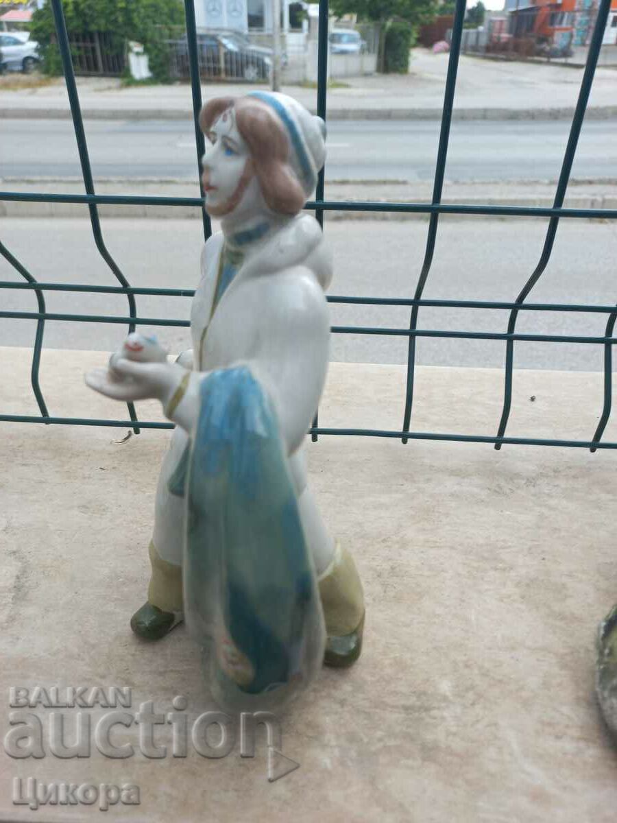 Delivery of OLD RUSSIAN PORCELAIN FIGURE STATUETTE MARKING Delivery of OLD RUSSIAN PORCELAIN FIGURE STATUETTE MARKING