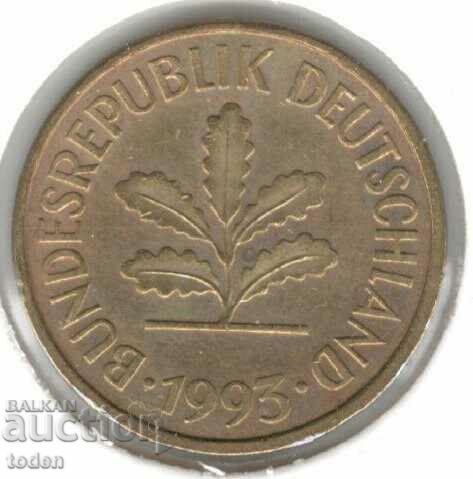 Γερμανία-5 Pfennig-1993 D-KM# 107 με τιμή 0.50 BGN | € 0.26 Γερμανία-5 Pfennig-1993 D-KM# 107 με τιμή 0.50 BGN | € 0.26