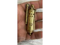 Rare soldier's lighter, sleeve brass, handmade