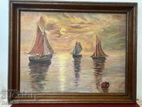Very old oil on canvas painting