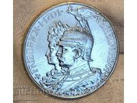 Германия прусия 2 марки 1901г Сребро !