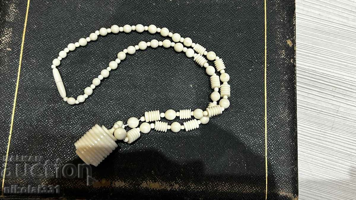 Old ivory necklace
