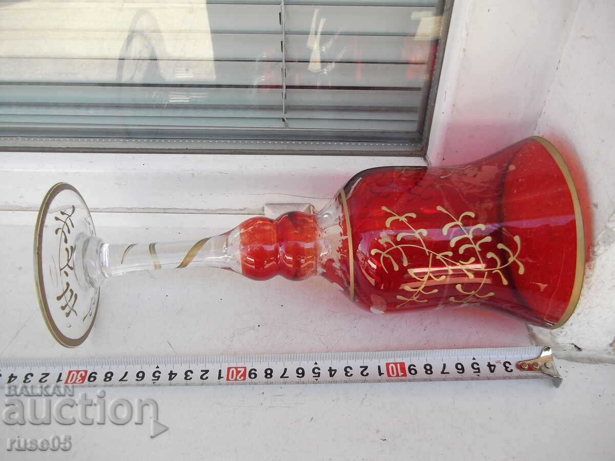 Livrarea Suport de lumanare din sticla pentru o lumanare