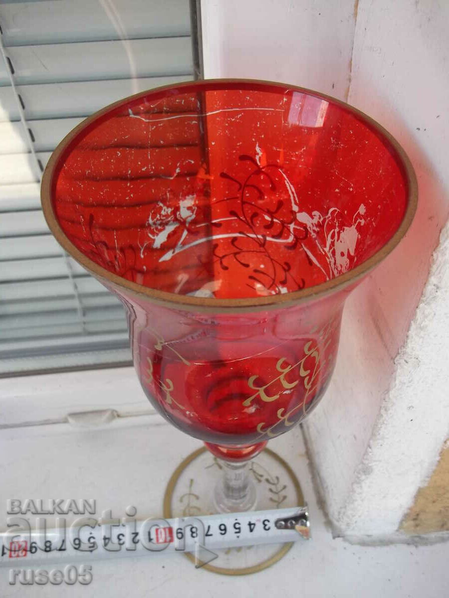 Suport de lumanare din sticla pentru o lumanare - 7