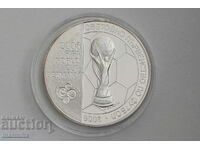 Moneda de argint stânga 5 la Cupa Mondială de fotbal 2003 BZC