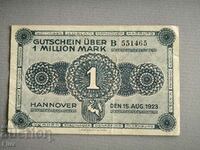 Bancnota Reich - Germania (Saxonia) - 1.000.000 de mărci | 1923