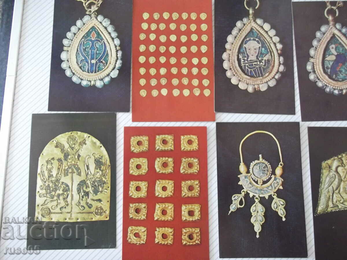 Set of "Preslav Golden Treasure" cards - 5 Set of "Preslav Golden Treasure" cards - 5