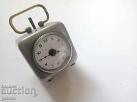 Μικρό γαλλικό ρολόι καροτσάκι, έργα, πορσελάνινο, RR