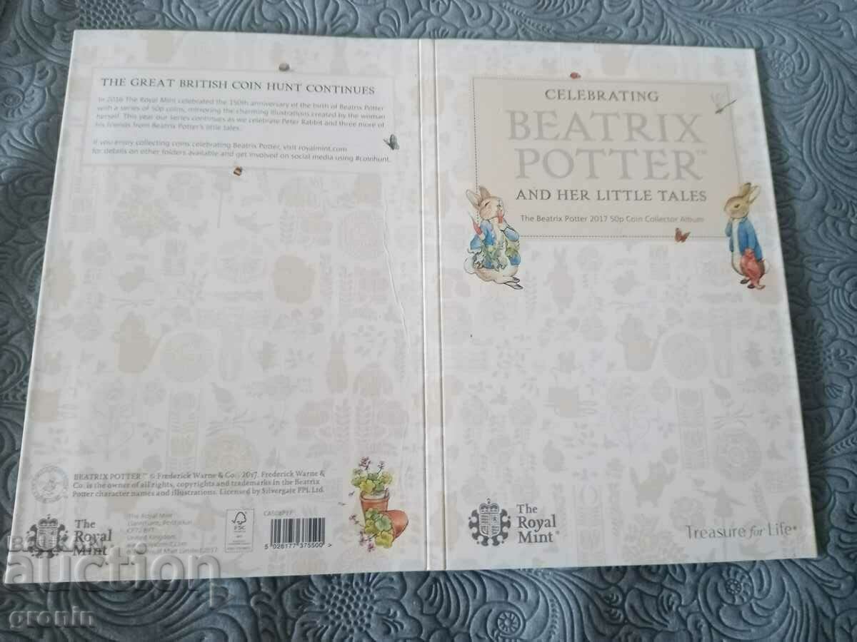 Лот proof гланц,UNC Великобритания 2017, с документ,юбилейни - 5 Лот proof гланц,UNC Великобритания 2017, с документ,юбилейни - 5