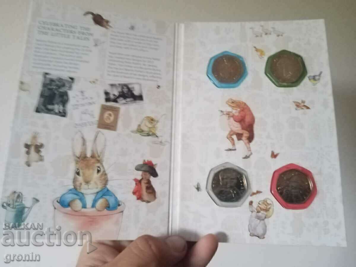 Лот proof гланц,UNC Великобритания 2017, с документ,юбилейни - 7