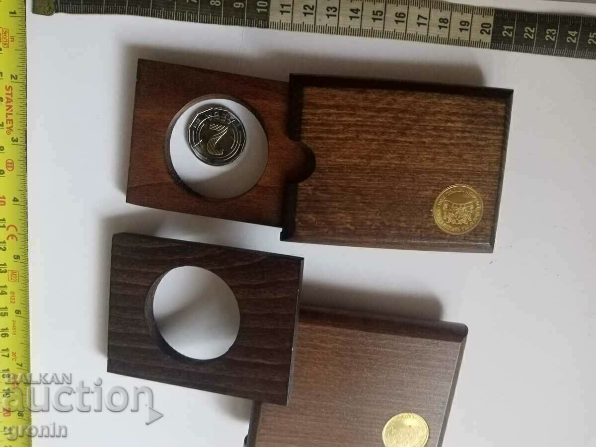Auction BNB wooden boxes for COINS, lot holder gold coins Auction BNB wooden boxes for COINS, lot holder gold coins