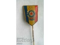 Football badge 1968 - 75 years FC Sparta Prague, Czech Republic