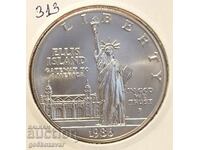 USA 1 Dollar 1986 Silver, Philadelphia! ! UNC Σπάνιο!
